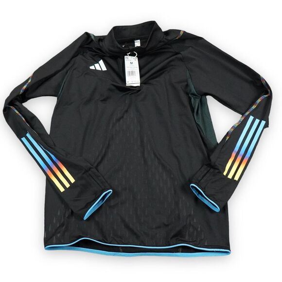 Adidas Tiro Pro Top World Cup Mens Size Medium Black‎ Soccer Track $120 Retail - Picture 1 of 8